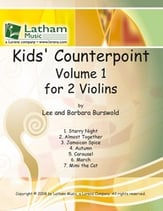 KIDS COUNTERPOINT #1 VIOLIN DUET cover